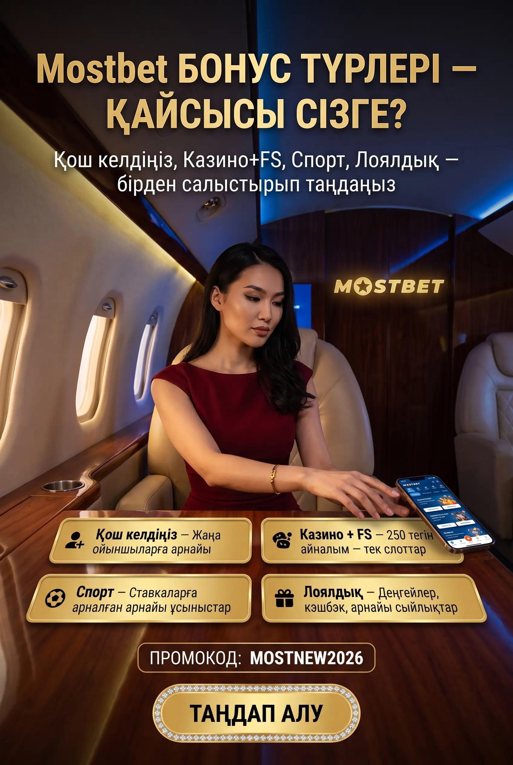 Сравнение бонусов Mostbet